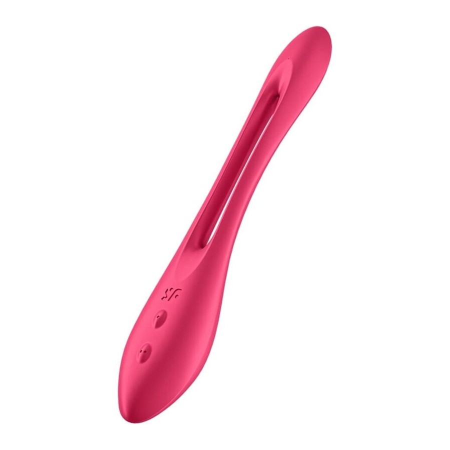 SATISFYER - MULTI VIBRATORE ELASTIC JOY ROSSO